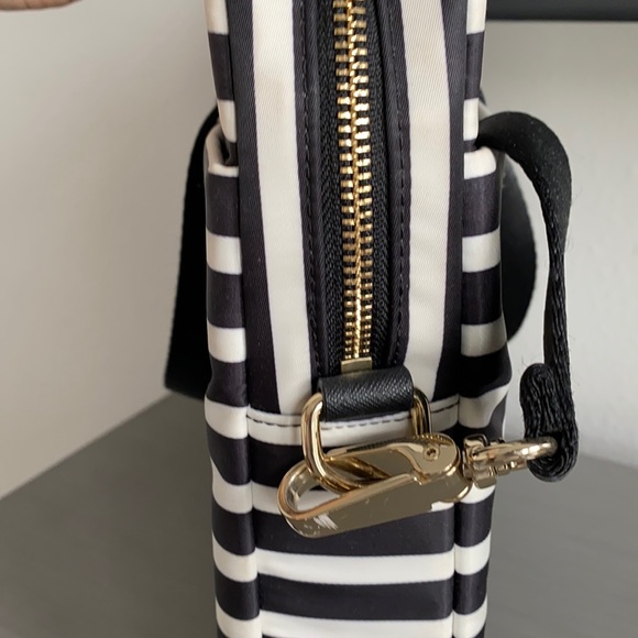 kate spade Black and Ivory Striped Laptop Bag - Picture 6 of 14